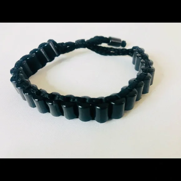 Handmade black bracelets - Picture 1 of 2